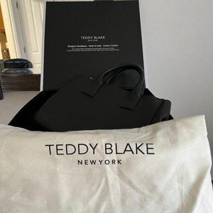 Teddy Blake Designer-Italian Hand Made-Bella Palmelatto 12" sm/md- Black/Red